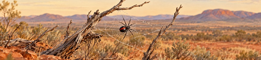 Block One visual identity — redback spider